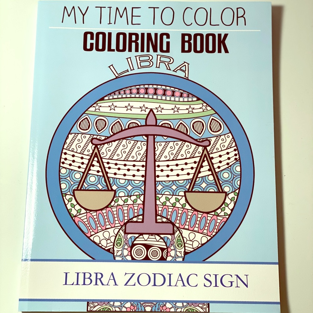 3/$15 Calming Libra Coloring and Reflections Book